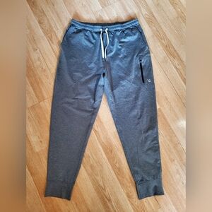 Vuori Men's Charcoal Heather Sunday Performance Joggers Size Xl